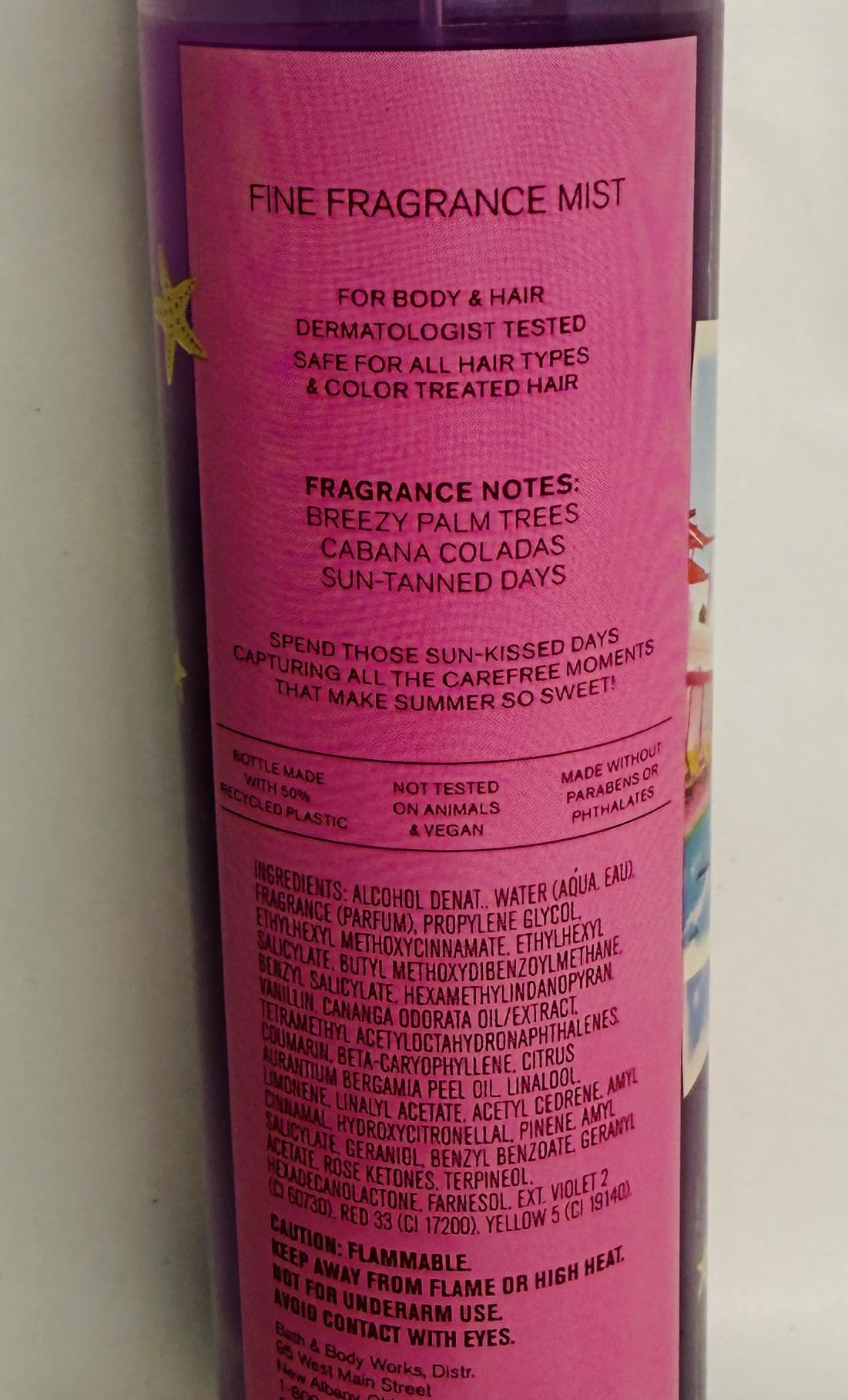 Fine Fragrance Mist I66136