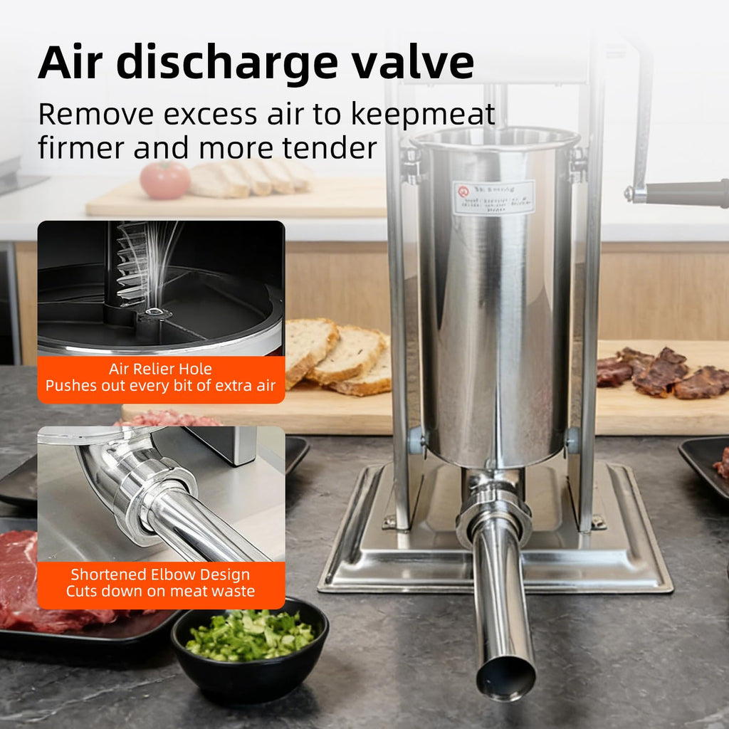 11LBS/5L Vertical Sausage Stuffer F604