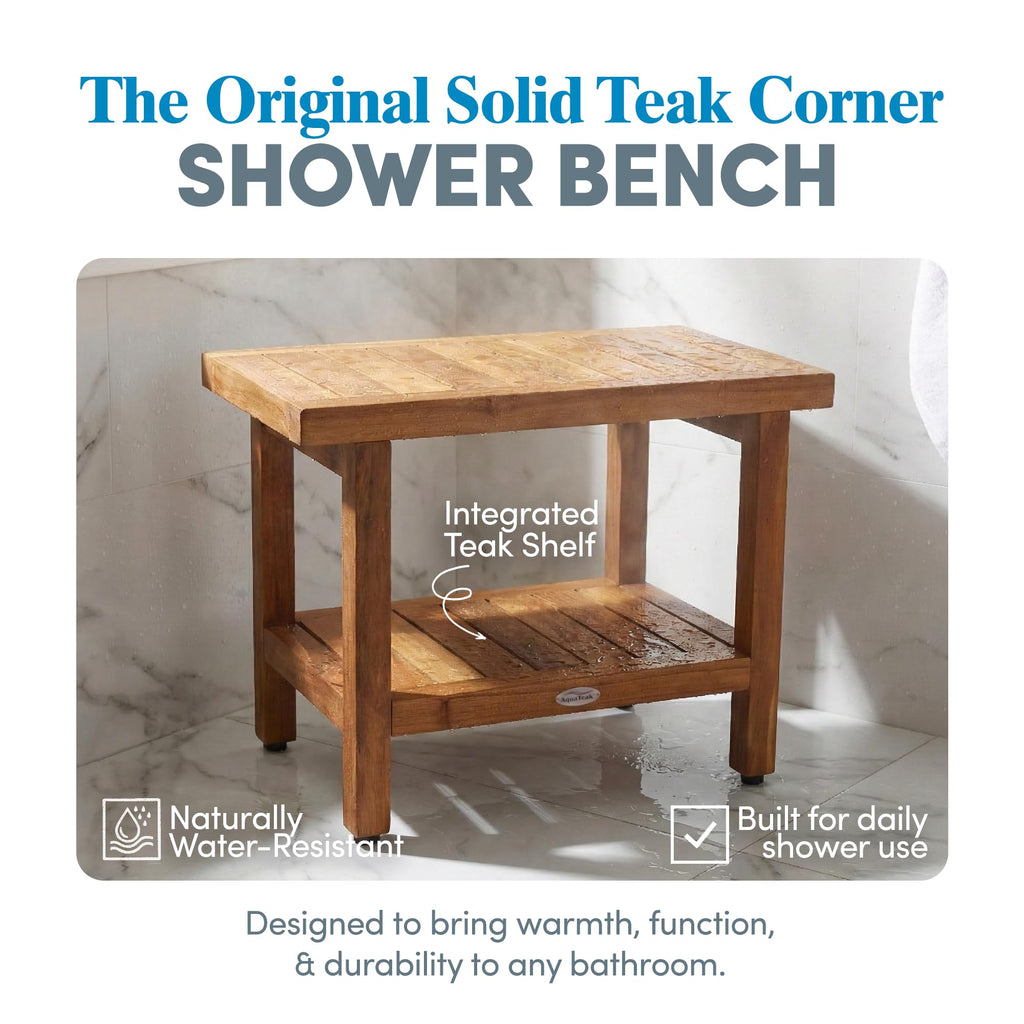 Teak Shower Bench F9203
