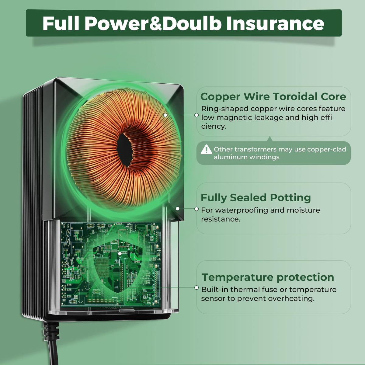 200W Low Voltage Landscape Transformer with Timer & Photocell Sensor P867031
