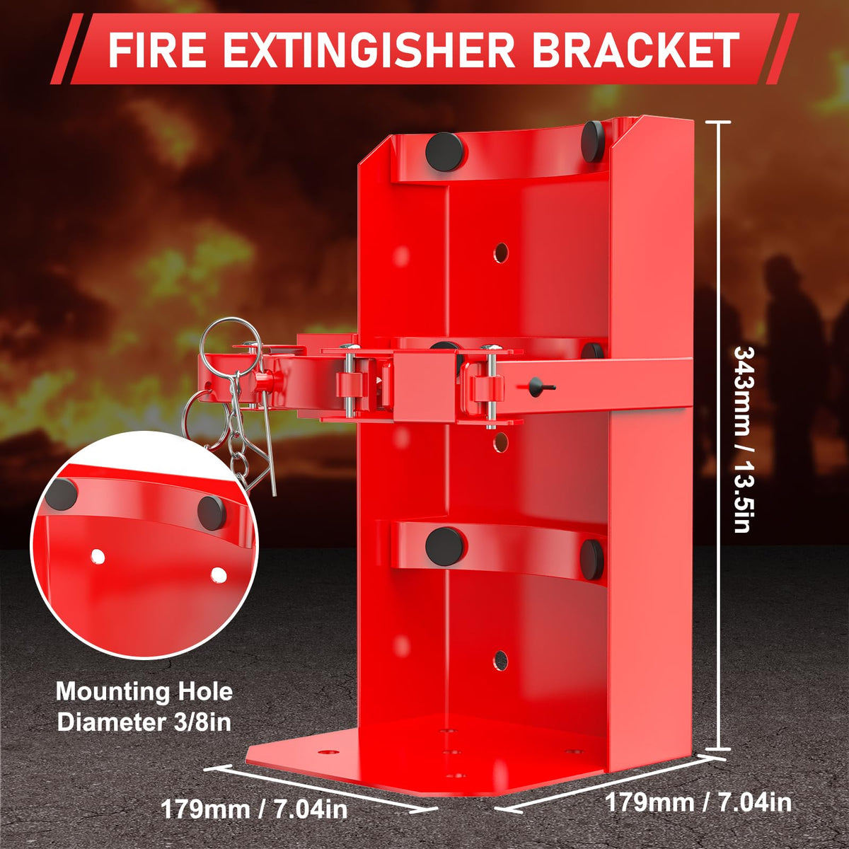 Heavy Duty Fire Extinguisher Mount V94720
