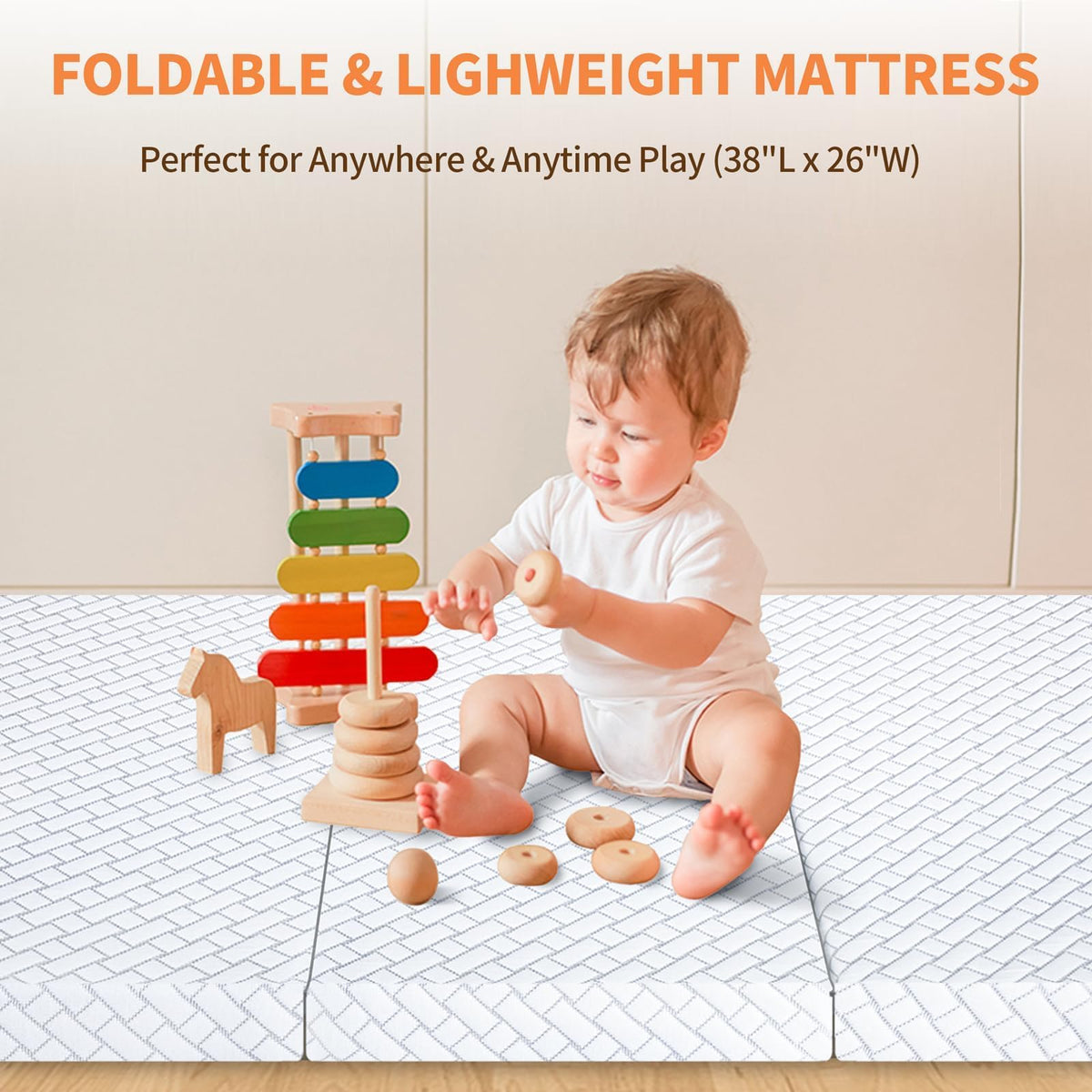 Pack N Play Mattress Trifold Memory Foam I31650