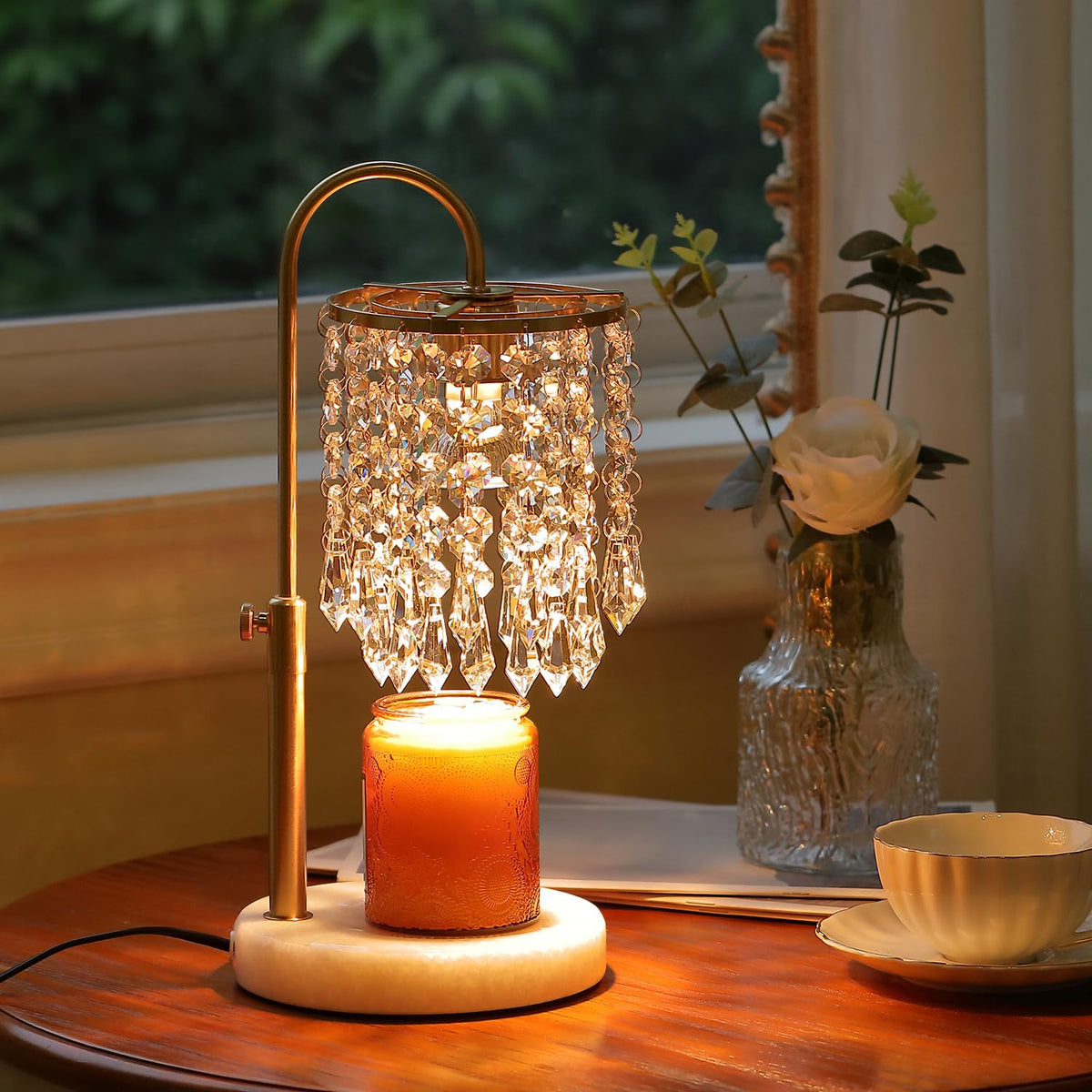 Candle Warmer Lamp with Timer Dimmer and 3 Bulbs D225