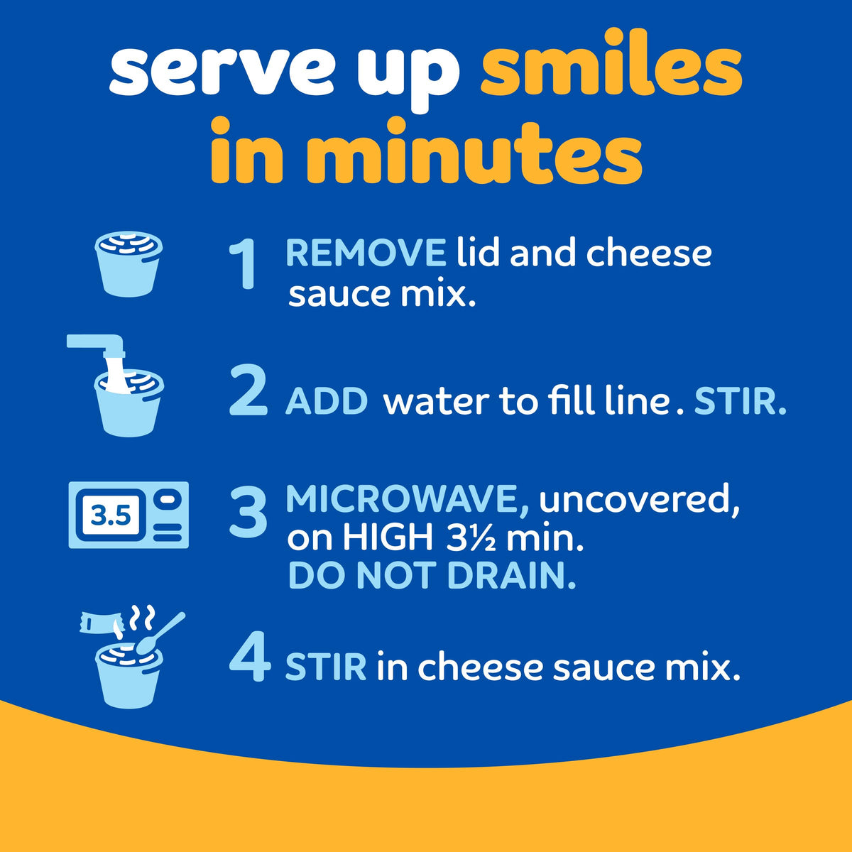 Microwavable Macaroni and Cheese Cups 8 ct F361
