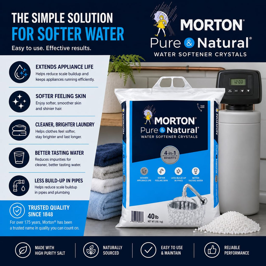 Pure and Natural Water Softener Crystals 40lbs B124957