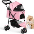 Pink 3 Wheels Pet Stroller F699865