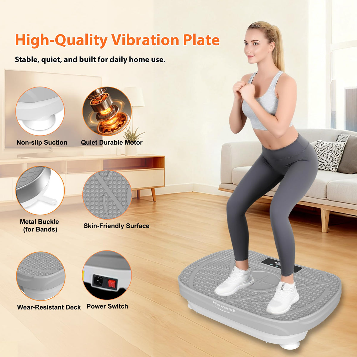 Vibration Plate Exercise Machine B504