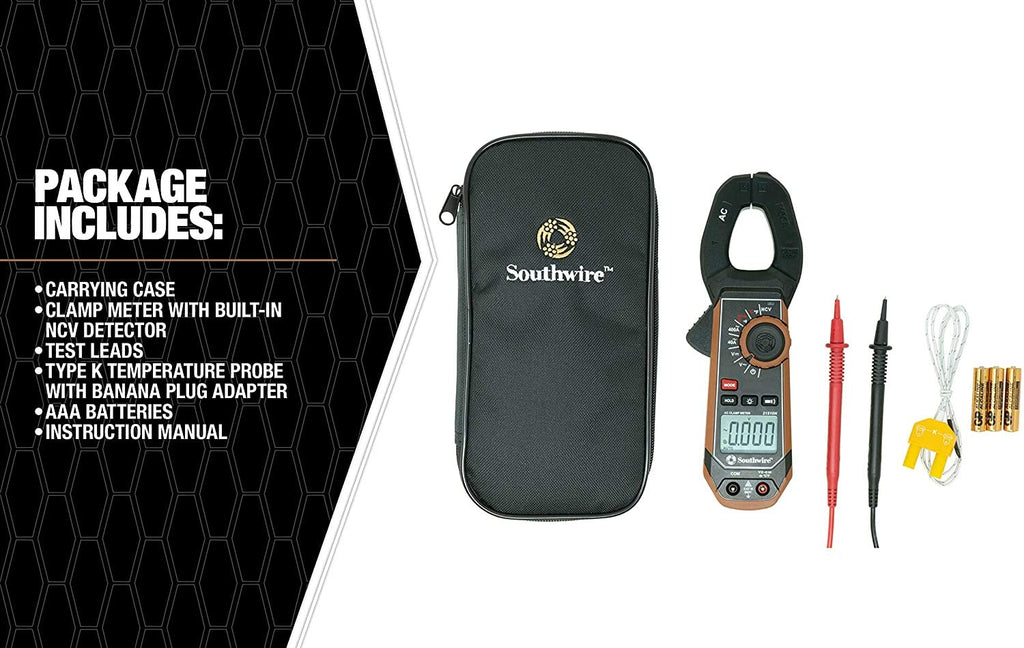 400A AC Clamp Meter with Voltage Tester W116507