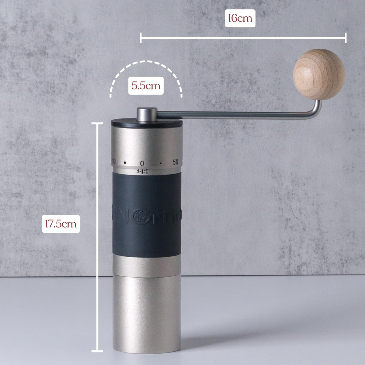 Manual Coffee Grinder Stainless Burr O3710