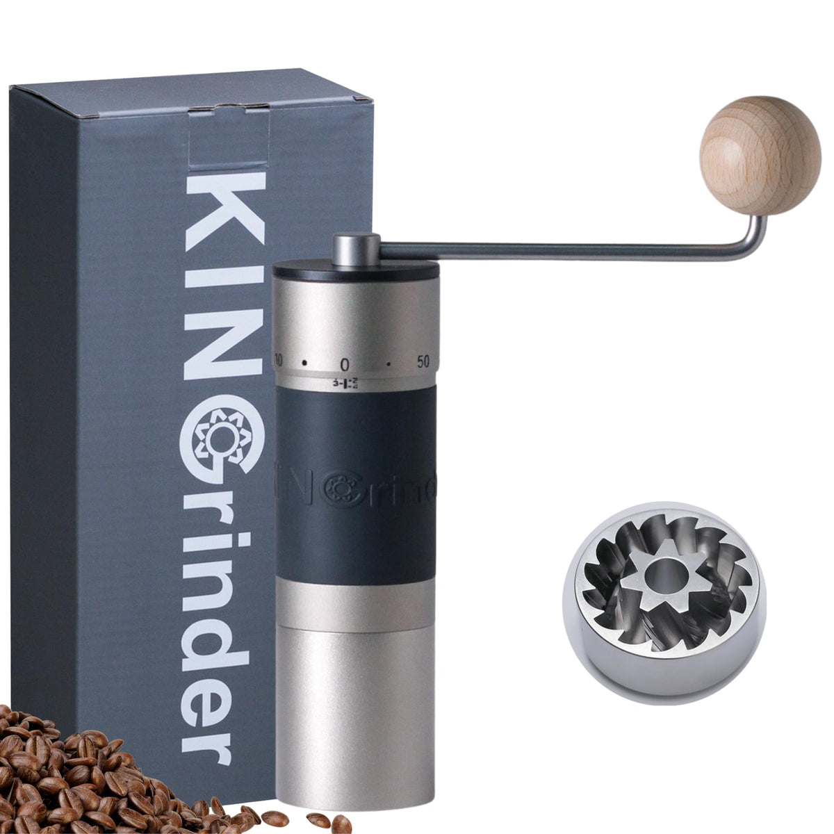 Manual Coffee Grinder Stainless Burr O3710