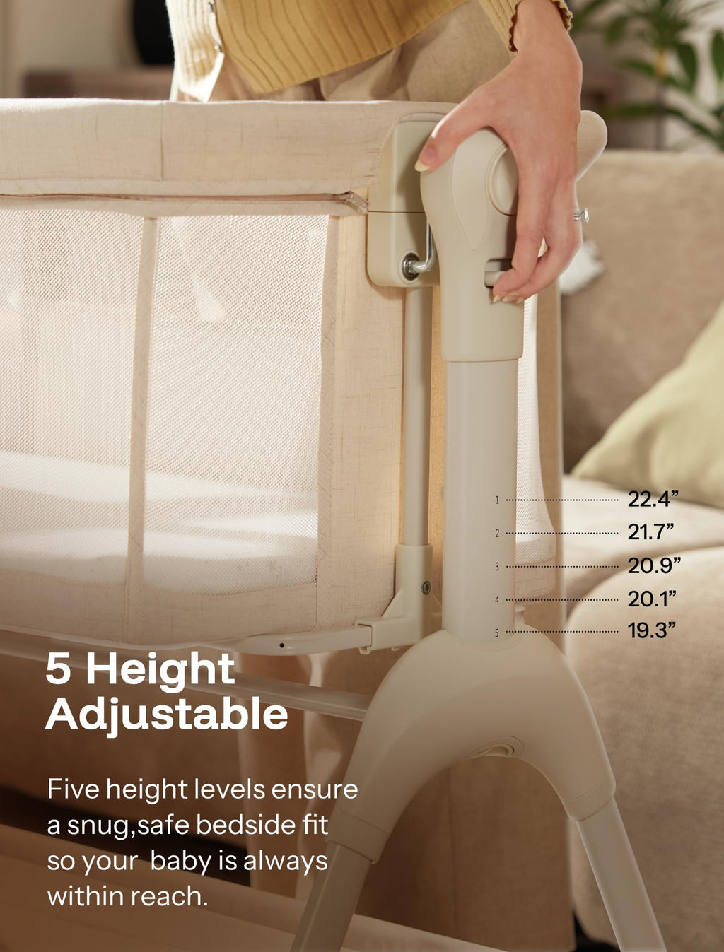 Baby Bassinet Bedside Sleeper U4360