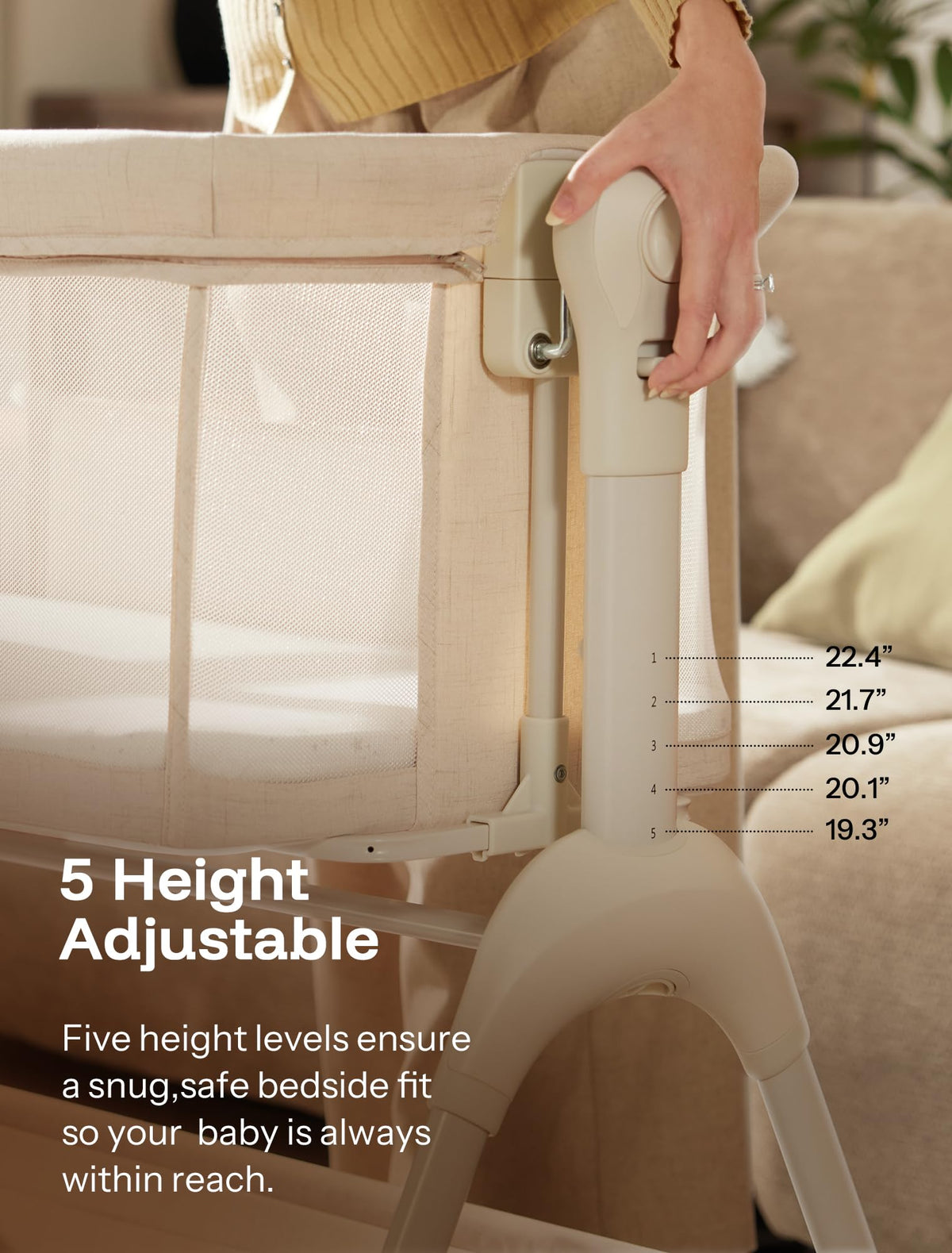 Baby Bassinet Bedside Sleeper U4360