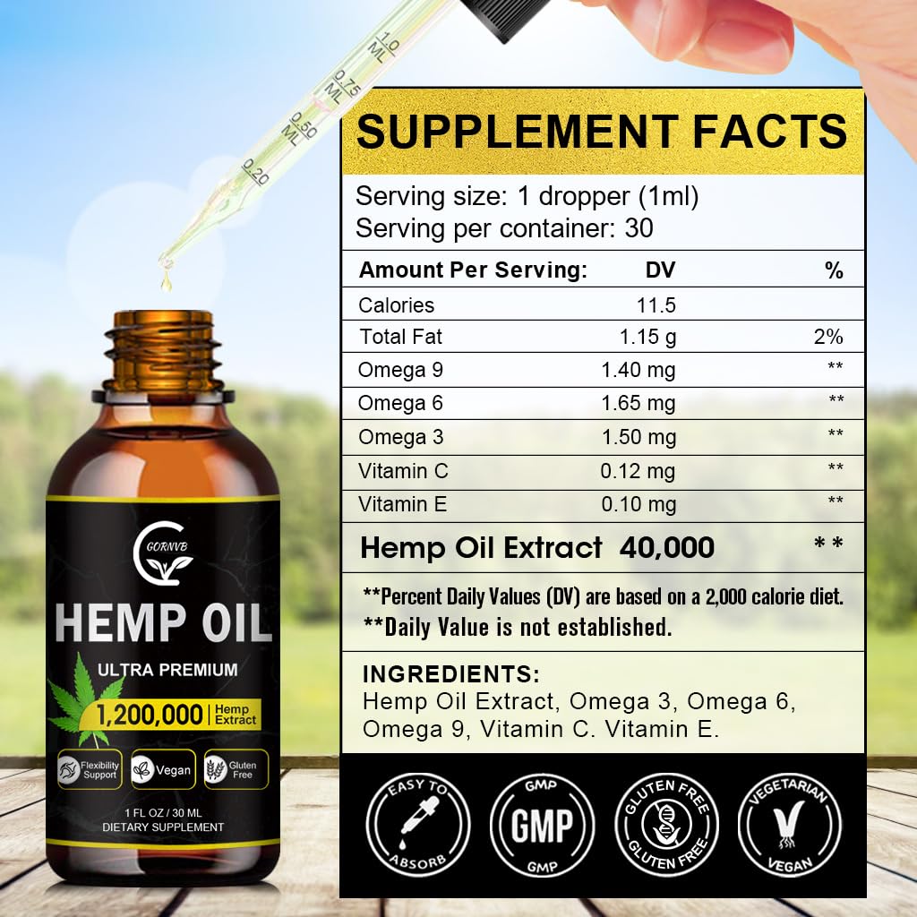 High Potency Hemp Oil 2-Pack C816114