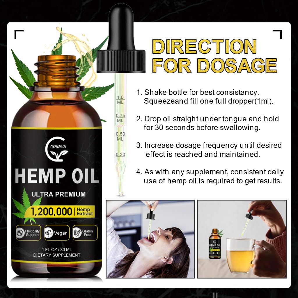 High Potency Hemp Oil 2-Pack C816114