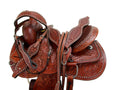 Tooled Leather Western Horse Saddle 15 16 17 18 J3532