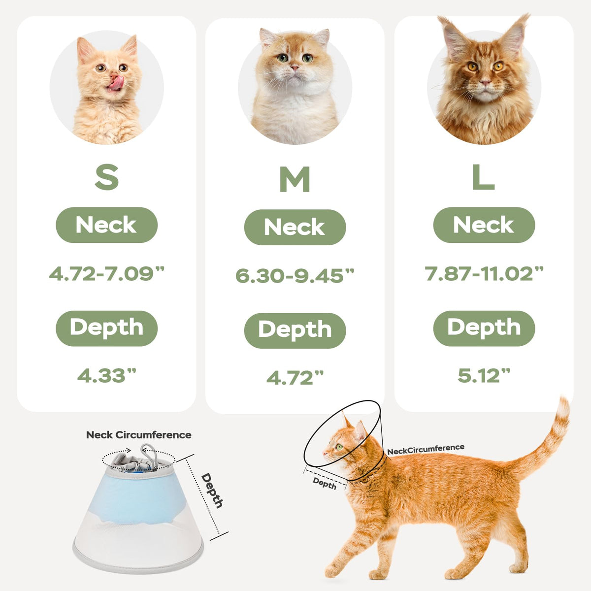 Soft Waterproof Mesh Cat Recovery Cone Collar R9929