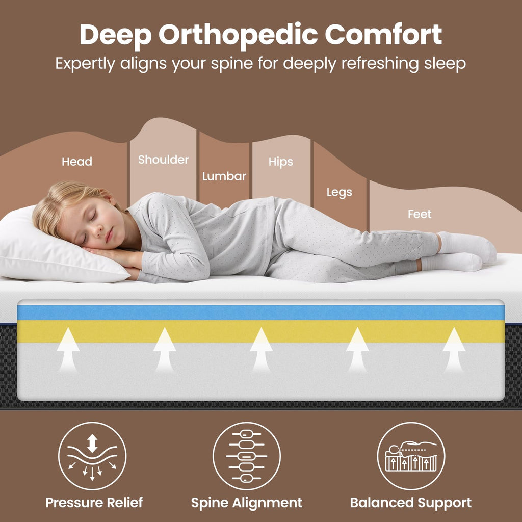 Twin Size 8 Inch Memory Foam Mattress R574290