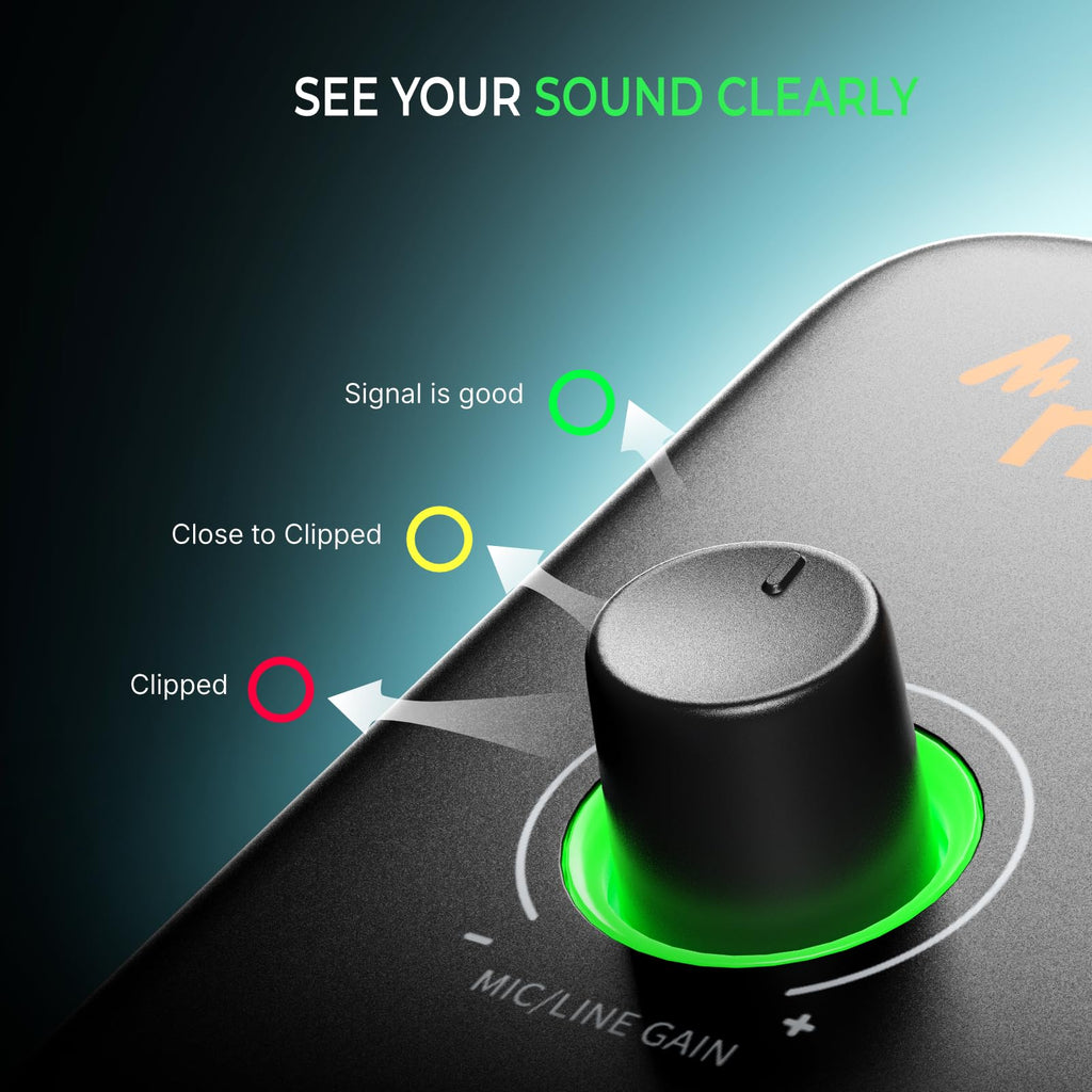 USB Audio Interface for Guitar & Vocals C105