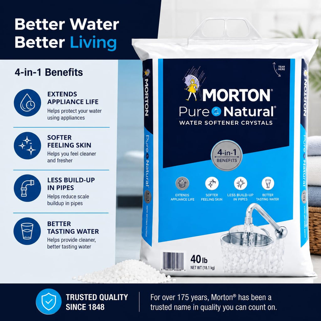 Pure and Natural Water Softener Crystals 40lbs B124957