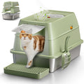 XL Enclosed Stainless Steel Cat Litter Box K5523