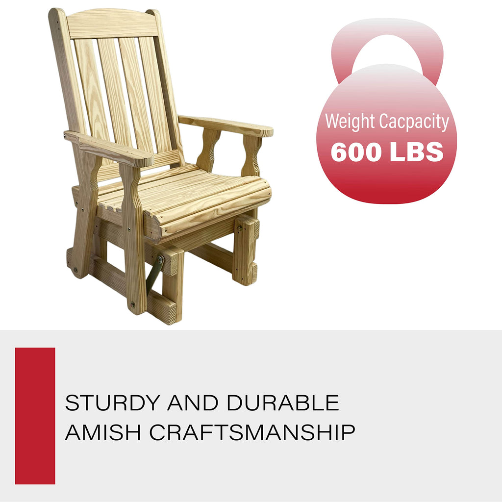 Heavy Duty 600 Lb High Back Glider Chair V765