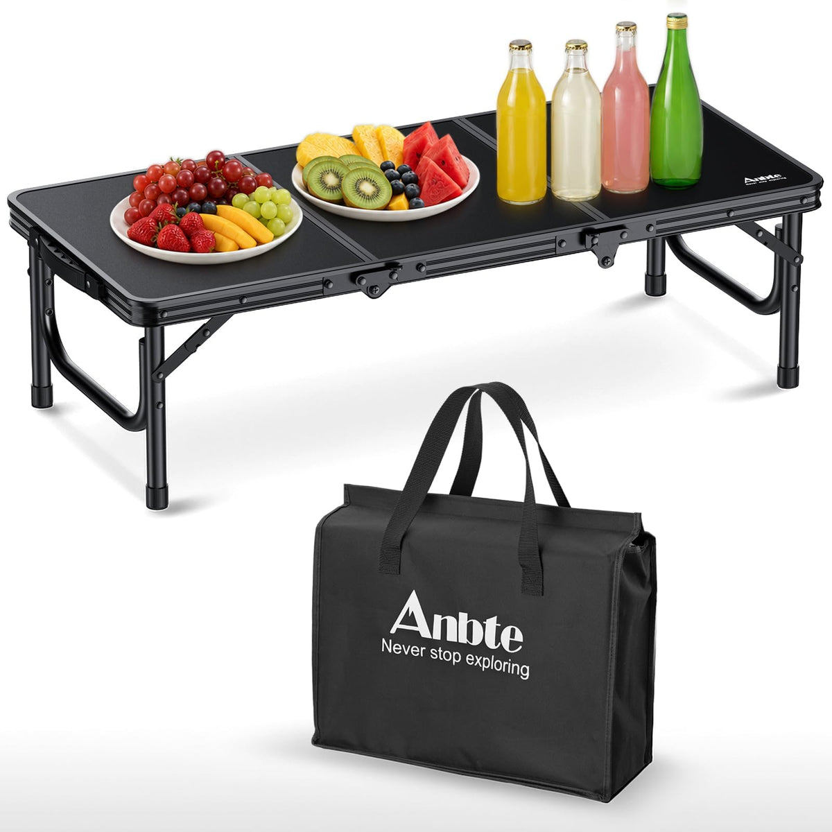 Black Folding Picnic Table M198062