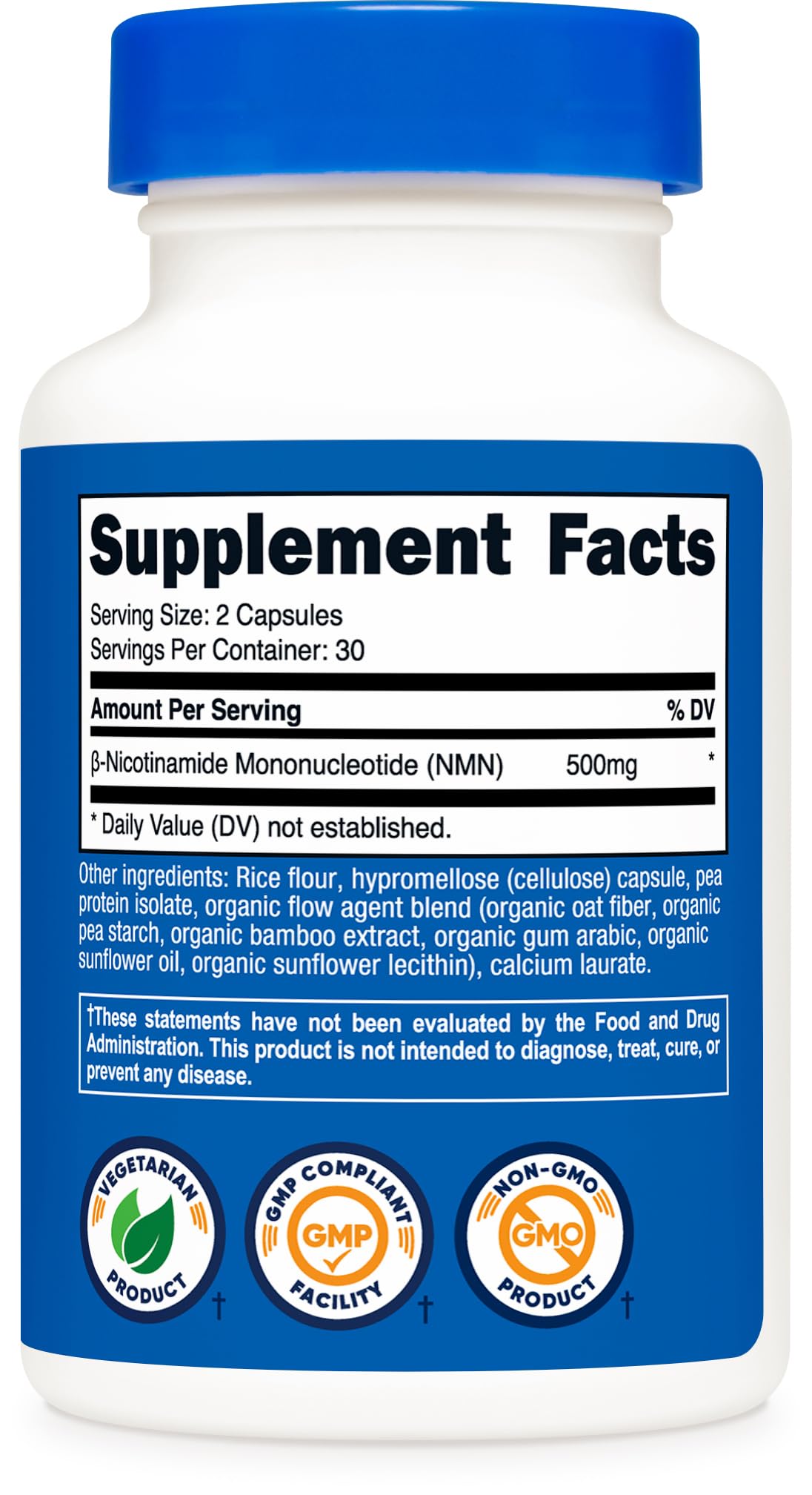 NMN 500mg 60 Capsules H98501