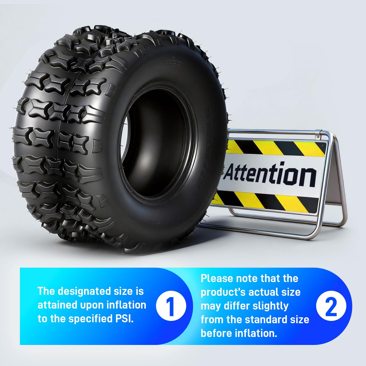 18x9.5-8 All-Terrain ATV/UTV Tires Set of 2 O54921