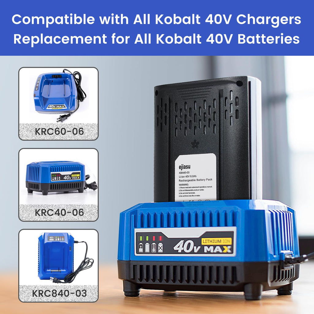 40V 6.0Ah Battery Replacement Y610