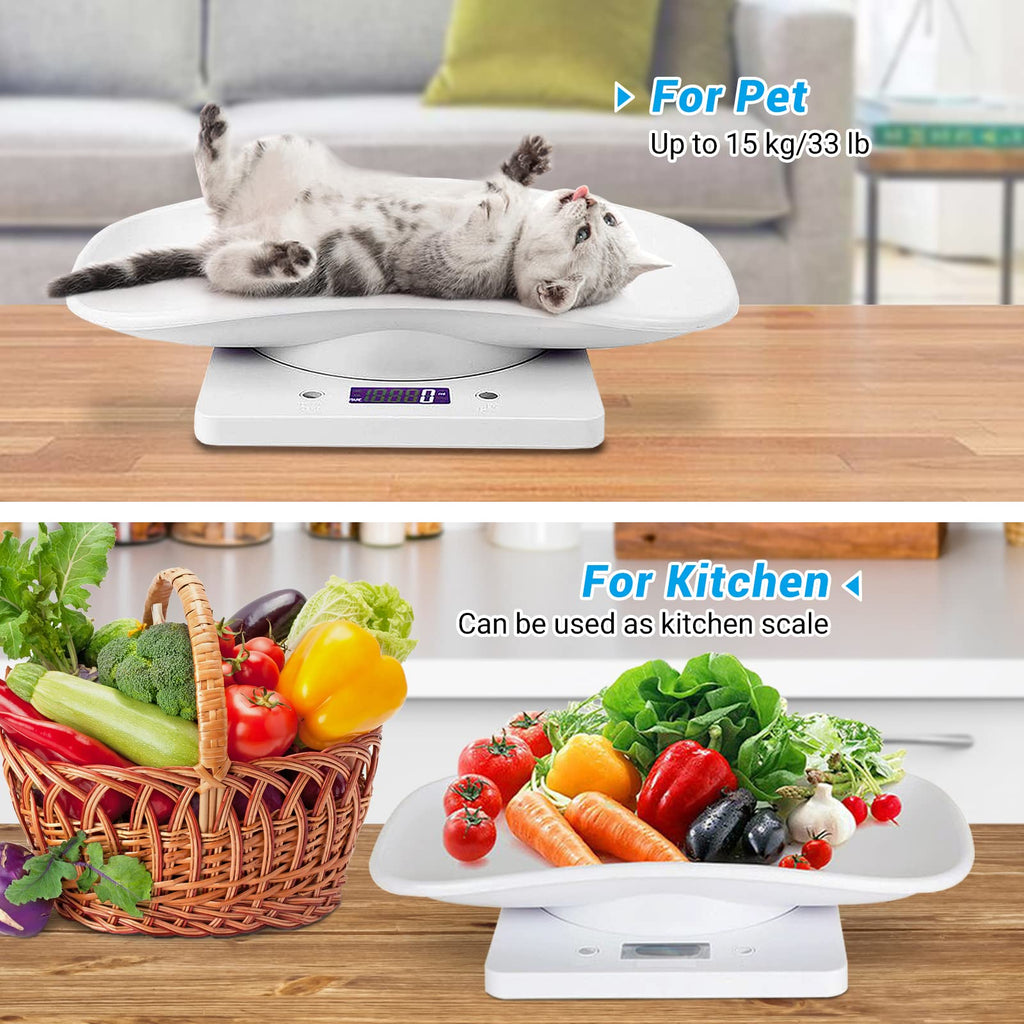 Pet Scale 33lb Capacity with Tape Measure Q871