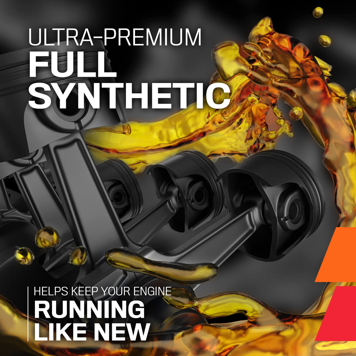 5W-20 Synthetic Engine Oil 5 Quarts G6124