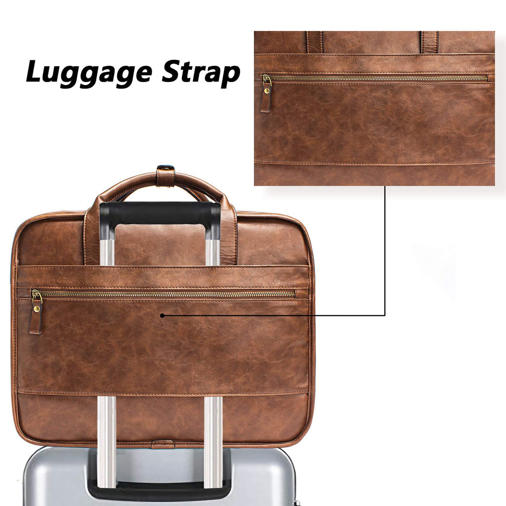 Leather 15.6 Inch Laptop Messenger Bag L5034