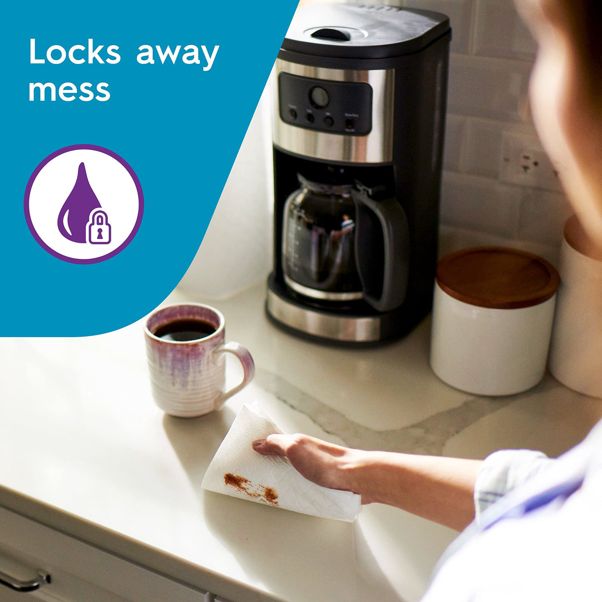 Multi-Surface Paper Towels, 8 Double Rolls N500396