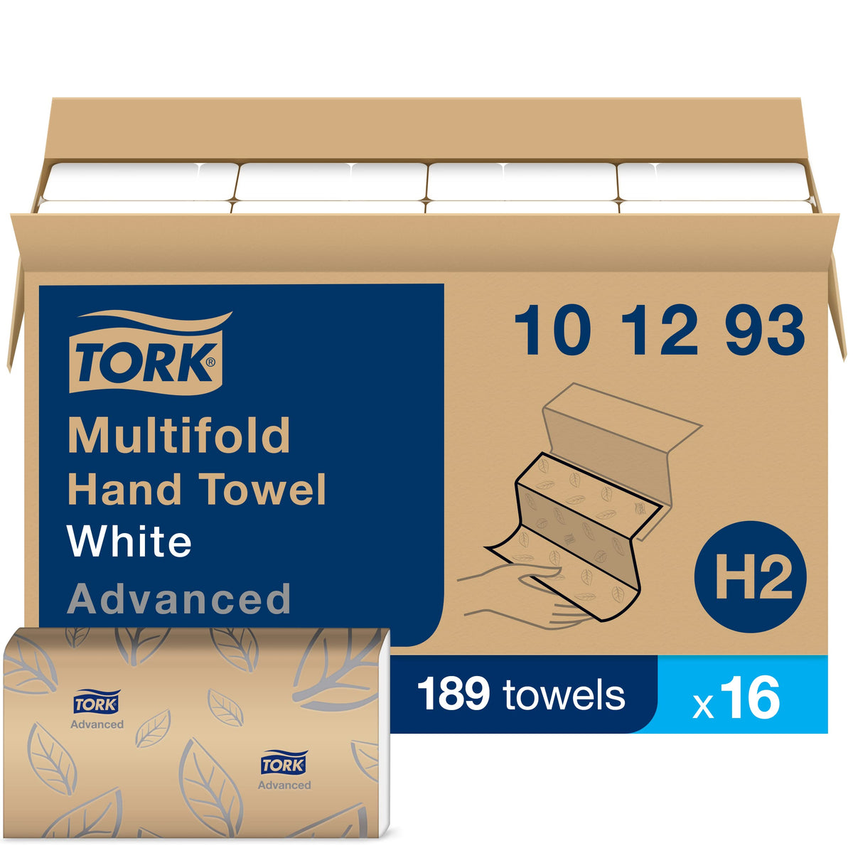 White Multifold Hand Towel 16 Packs O8140