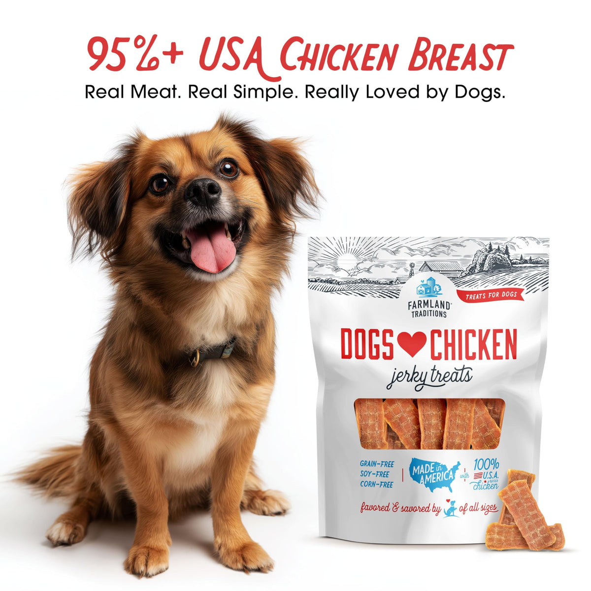 Chicken Jerky Dog Treats 3 lb Bag N236