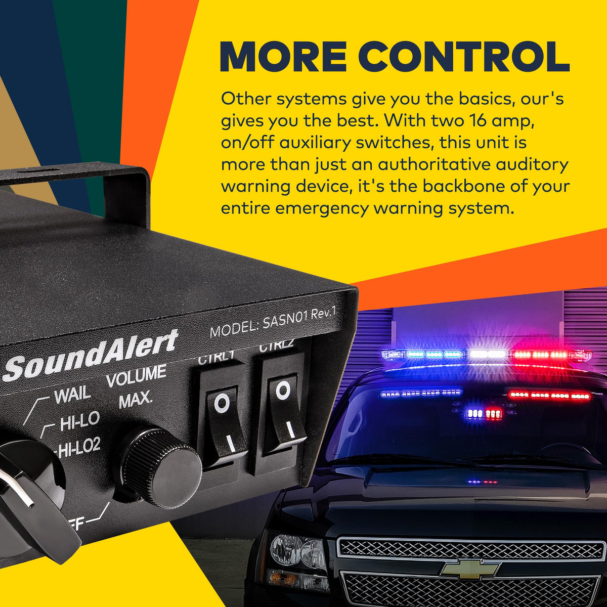 12V 100W Police Siren PA System Kit with Speaker and PTT Mic D215