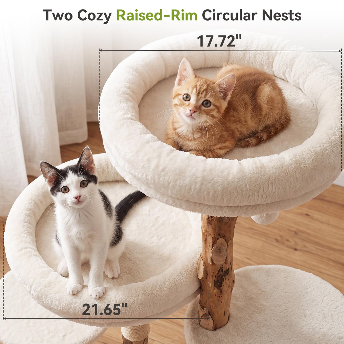 Cat Tree Tower with Scratching Post L2885