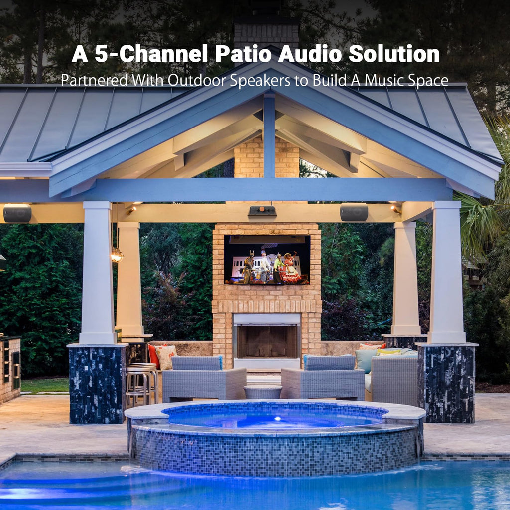 Bluetooth 4 Channel Power Amplifier with Remote Control V661