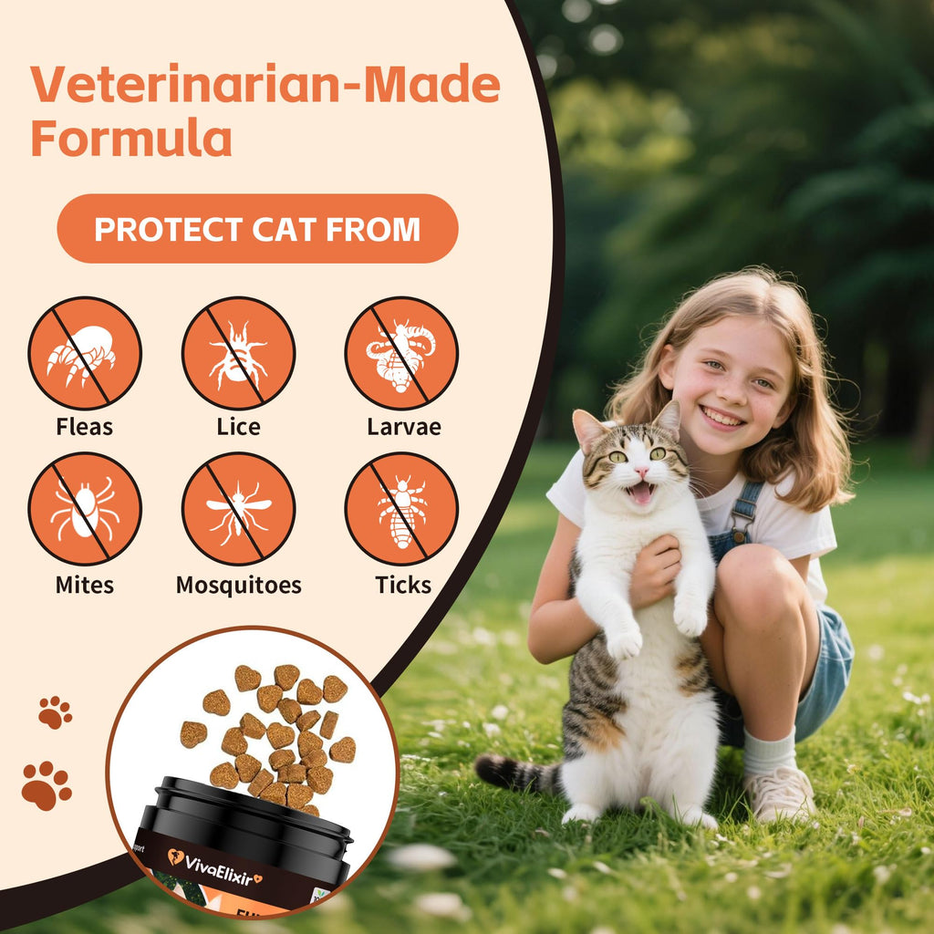 Flea & Tick Treatment for Cats 200 Chews O1975