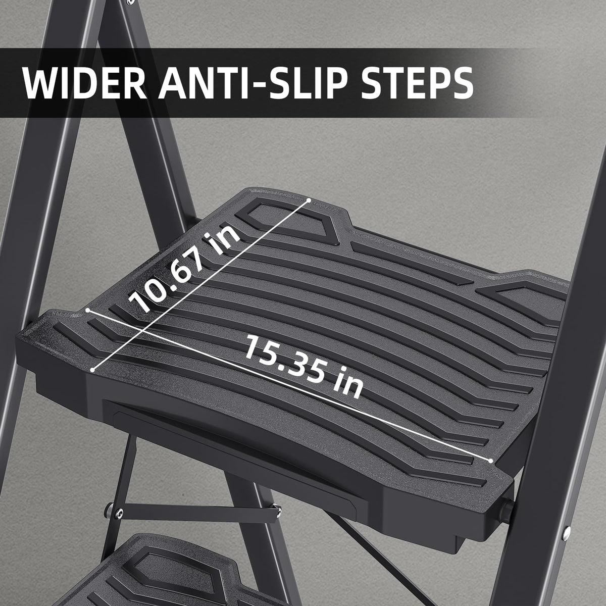 4 Step Steel Step Stool X750