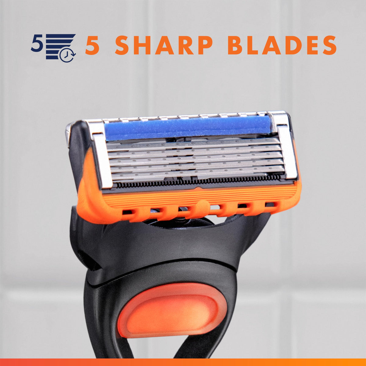 5-Blade Razor with 3 Blade Refills T77045