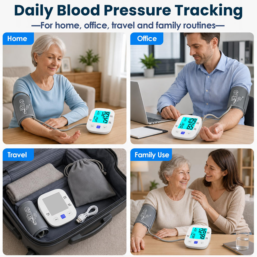 Upper Arm Blood Pressure Monitor with 8.7"-16.5" Cuff V392