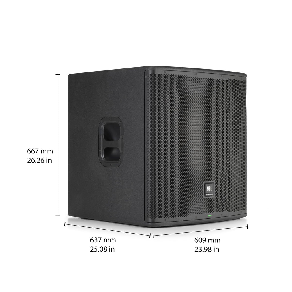 Black 18-inch Powered PA Subwoofer T597796