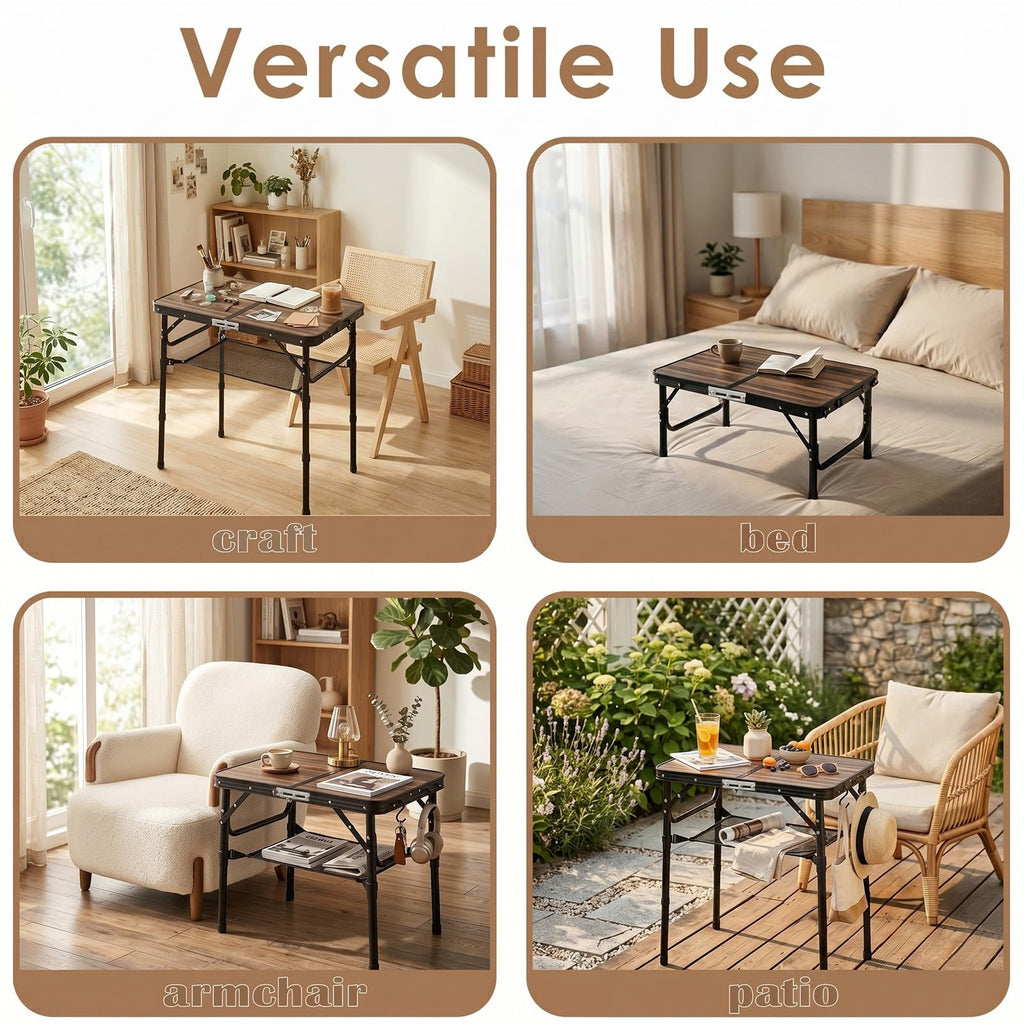 Folding Adjustable Height TV Tray Table R373568