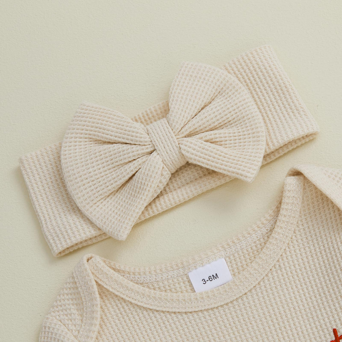 Baby Girl Long Sleeve Jumpsuit with Headband N175