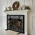 Christmas Fireplace Screen M622712