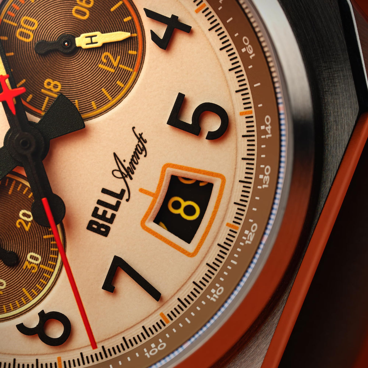 41mm Chronograph Watch with Leather Strap S10839