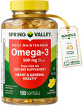 Omega-3 500 mg Fish Oil Dietary Supplements Y908