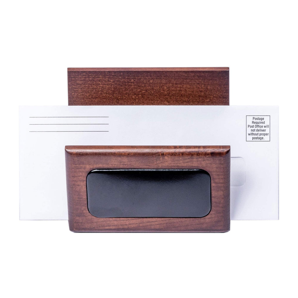 Wood & Leather Desk Set 8 Piece Y63788