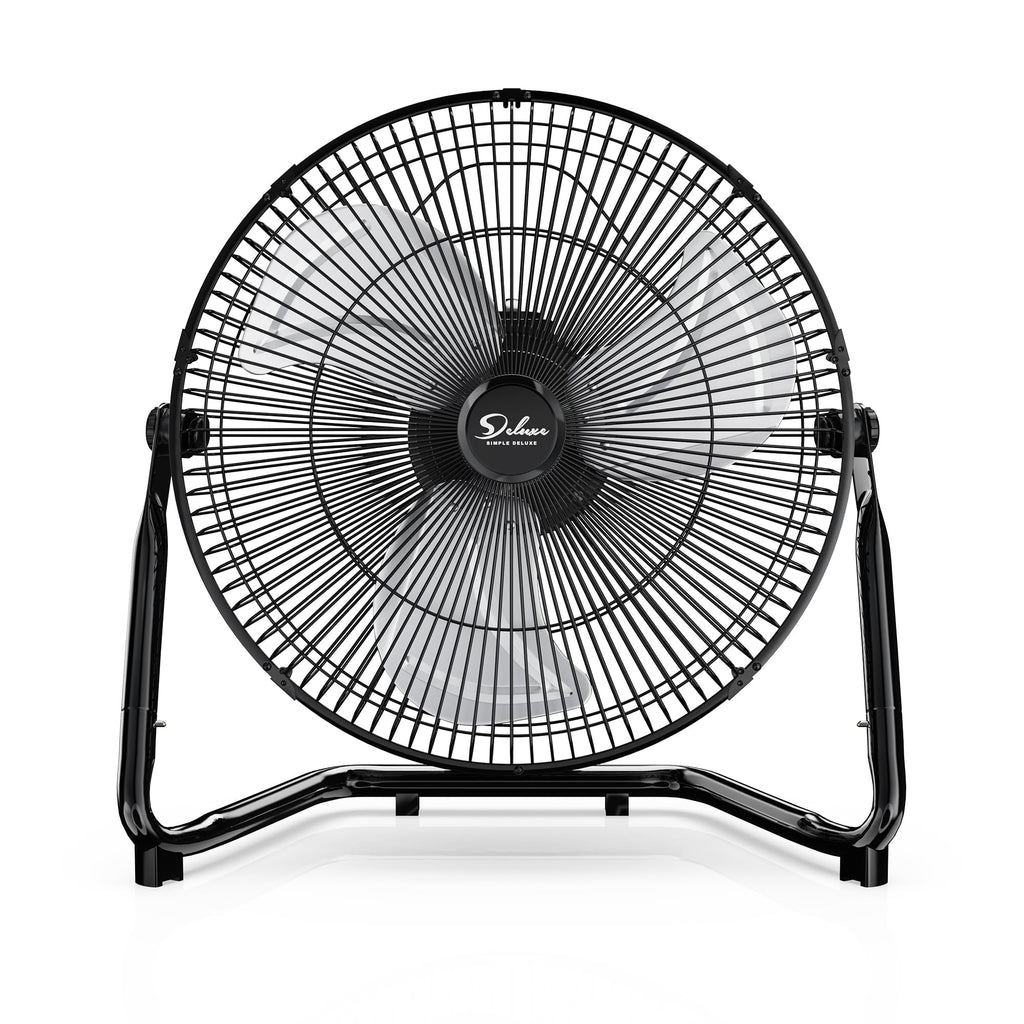 12 Inch 3-Speed Oscillating Metal Floor Fan S9018